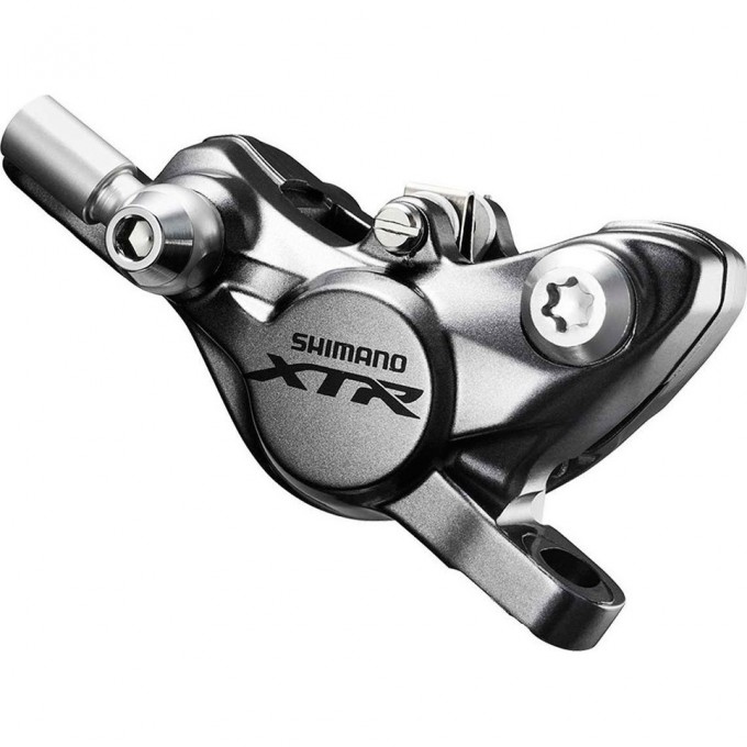 Калипер гидравлический SHIMANO M9000, POST MOUNT, ПЛАСТ. КОЛОДК. G02A, БЕЗ АДАПТ. IBRM9000FPRX