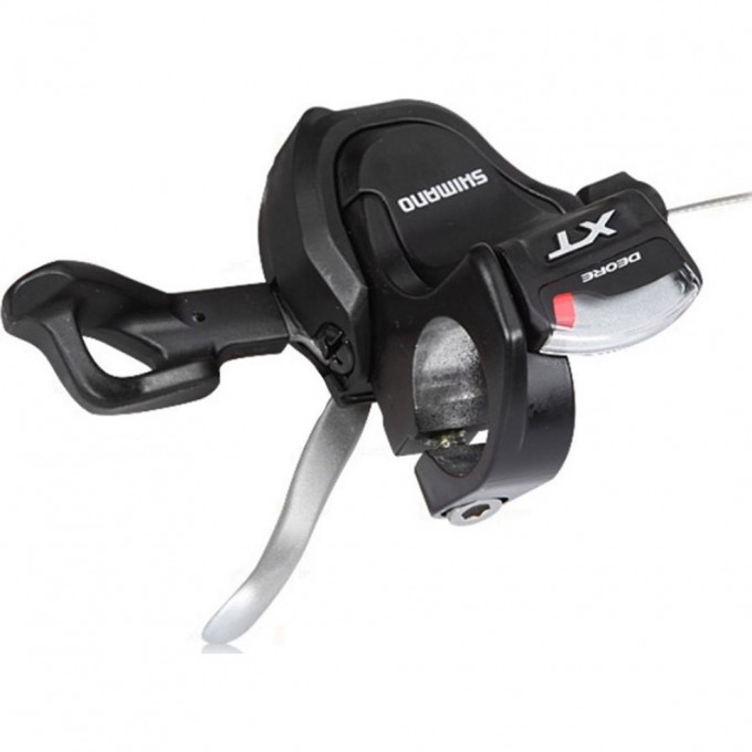 Шифтер SHIMANO XT, M780, левый, 3 скорости, трос+оплетка ISLM780LBP