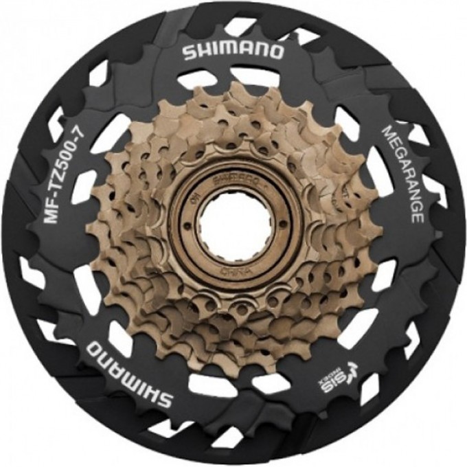 Трещотка SHIMANO TZ500, 7 скоростей, 14-34, с защитой, без упаковки AMFTZ5007434CP