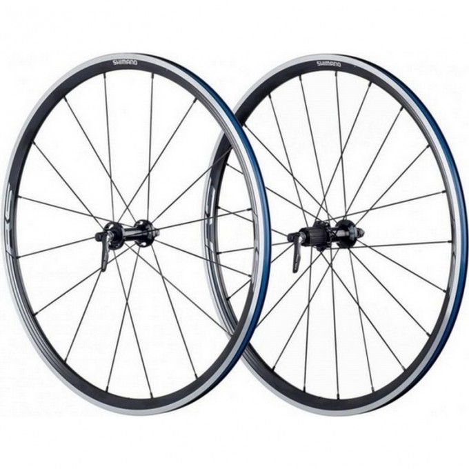 Комплект колес SHIMANO RS330, 10/11 скоростей, черный EWHRS330FREB