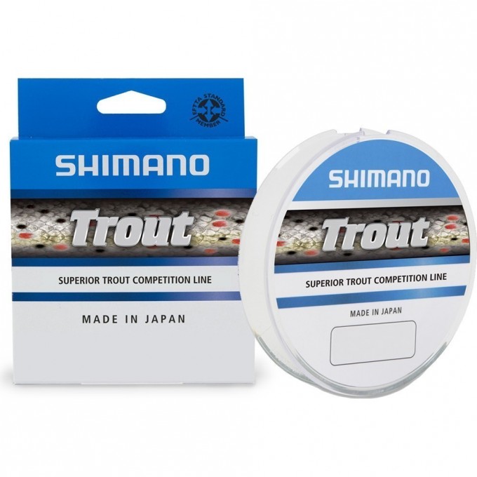 Леска SHIMANO TROUT 150м прозрачная 0,185мм 3,50кг TRO15018