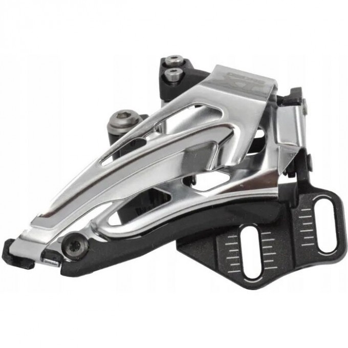 Переключатель передний SHIMANO DEORE, M618-L, для 2x10, нижн. хомут(34,9 с адапт 28.6/31.8), нижн. тяга, цв. черн IFDM618LX6