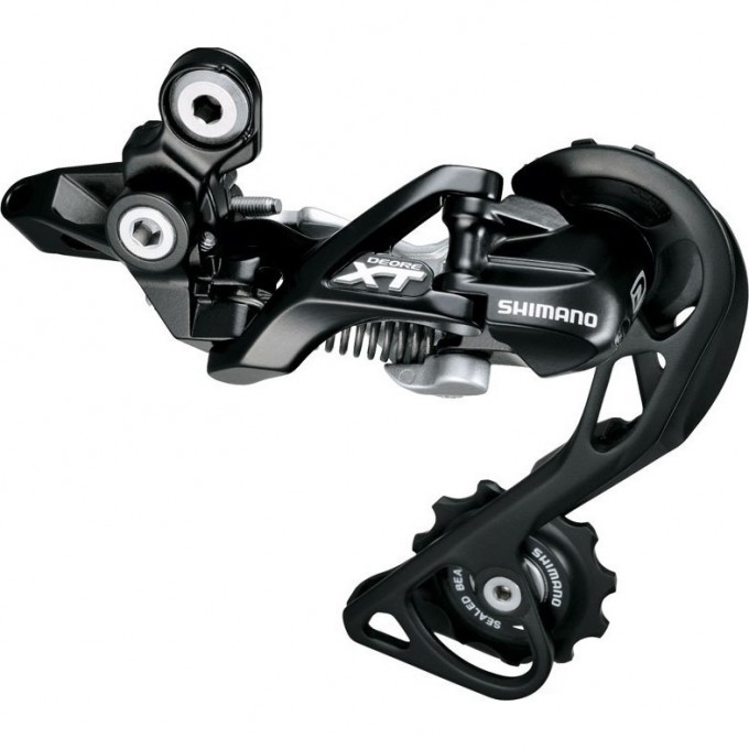 Переключатель задний SHIMANO XT, M781, GS, 10 скоростей, черный IRDM781GSL