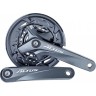 Система SHIMANO ALTUS, M2000, 170 мм, квадрат, 40/30/22T, черной с защитой, с болтами EFCM2000C002C