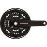 Система SHIMANO ALTUS M311, 170 мм, квадрат, 42/32/22T, с защитой, черный EFCM311C222CL