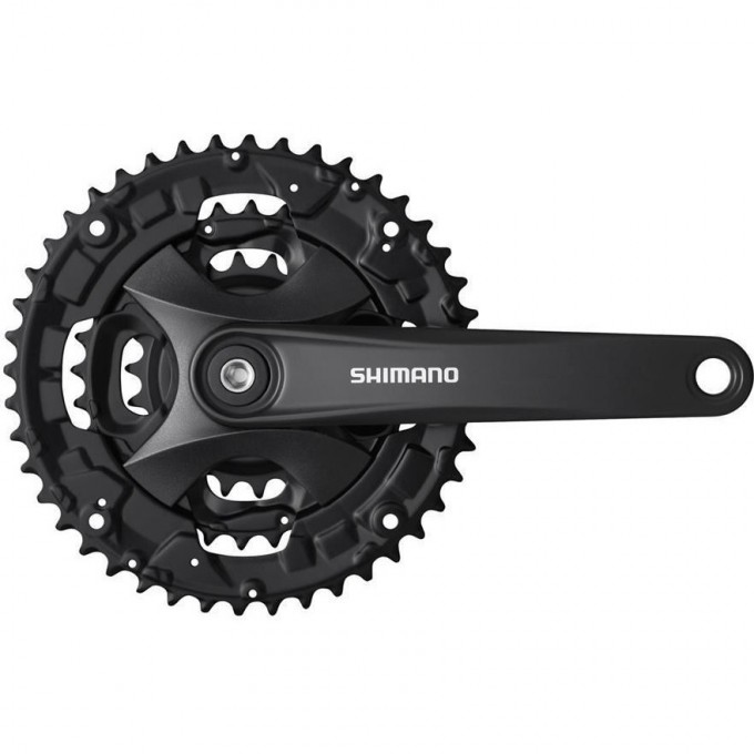 Система SHIMANO ALTUS, MT101, 175 мм, для 3X9 скоростей, квадрат, 40/30/22 черный EFCMT101E002XLB