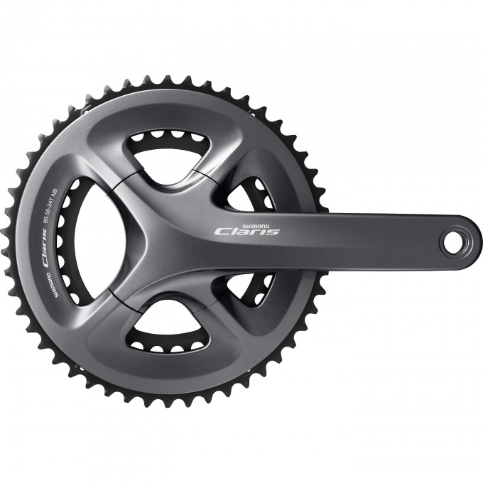 Система SHIMANO CLARIS, R2000, 170 мм, интегрированный вал, 8 скоростей, 50/34T EFCR2000CX04X