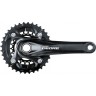 Система SHIMANO DEORE, M617, 170 мм, интегрированный вал, 38/24T без каретки, черный EFCM617CX84L