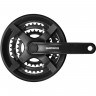 Система SHIMANO TY301, 175 мм, квадрат, 48/38/28, с защитой, черный, без упаковки AFCTY301E888CL