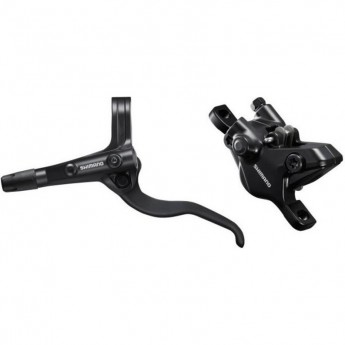 Тормоз дисковый SHIMANO DEORE j-kit, BL(левый MT401)/BR(передний MT410), полимерные колодки, 1000мм