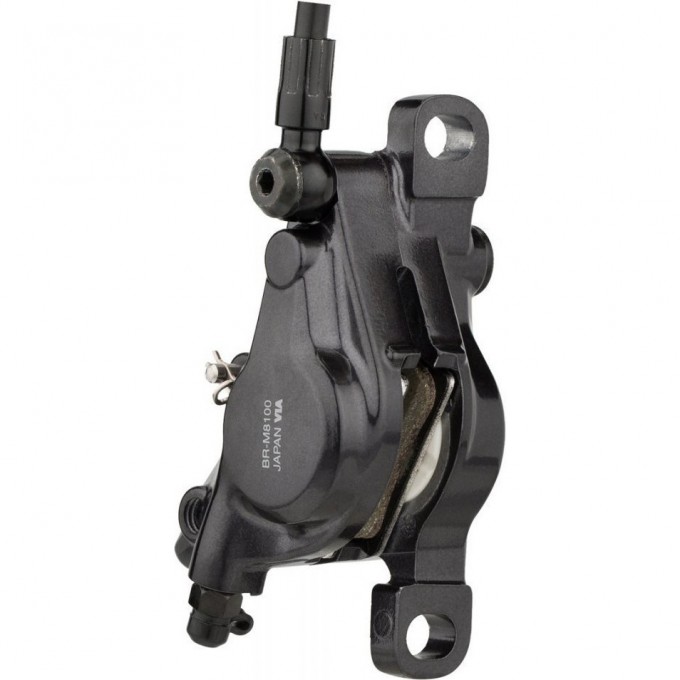 Тормоз дисковый SHIMANO XT, M8120, BL(левый)/BR(передний), J-KIT, полимерные колодки с кулером, 1000мм IM8120JLFXSA100