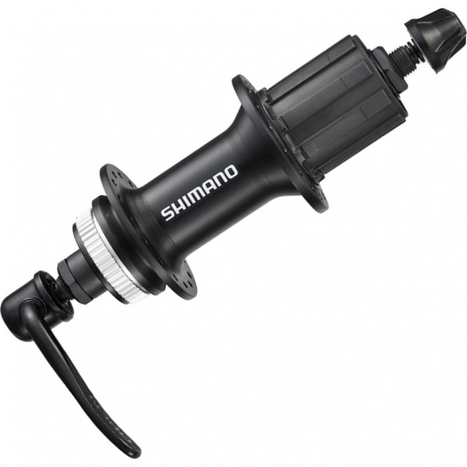 Втулка передняя SHIMANO ALIVIO, M4050, 32 отверстий, C.LOCK, черная, QR 133 мм EHBM4050BL