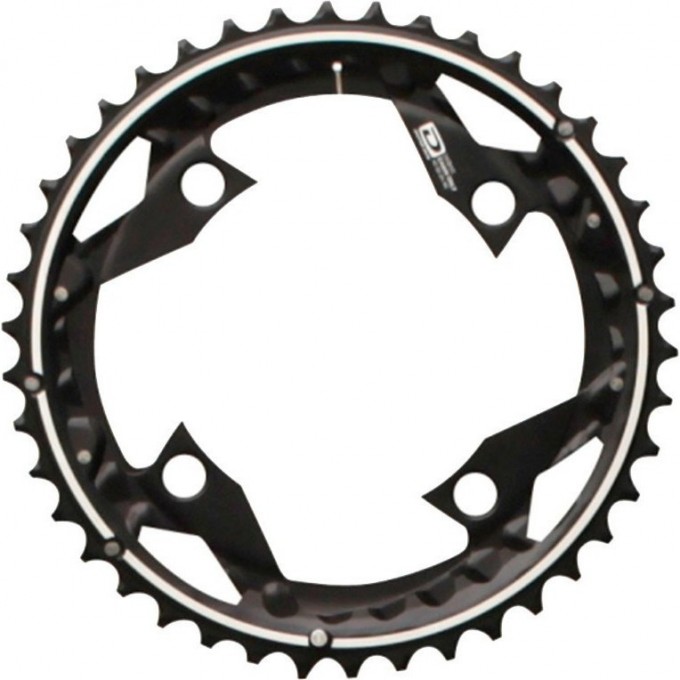 Звезда передняя SHIMANO FC-M610, 48T-AL, черная Y10098030